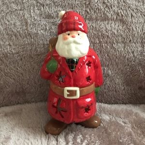 Hallmark Santa Votive Holder EUC